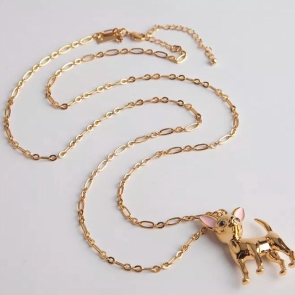 Kate Spade Haute Stuff Chihuahua Long Necklace - Picture 2 of 4
